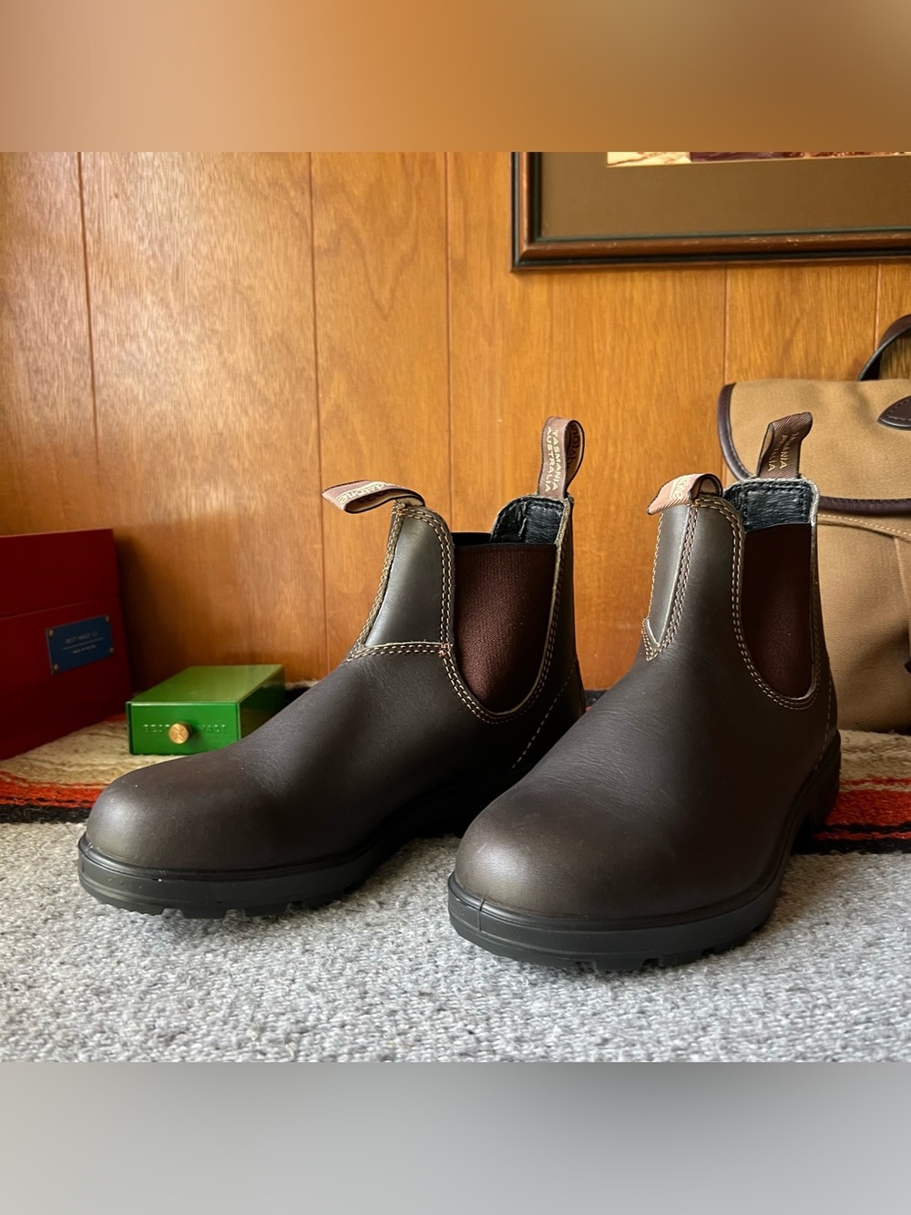 Blundstone Chelsea Boots Brown Leather - Picture 12 of 13